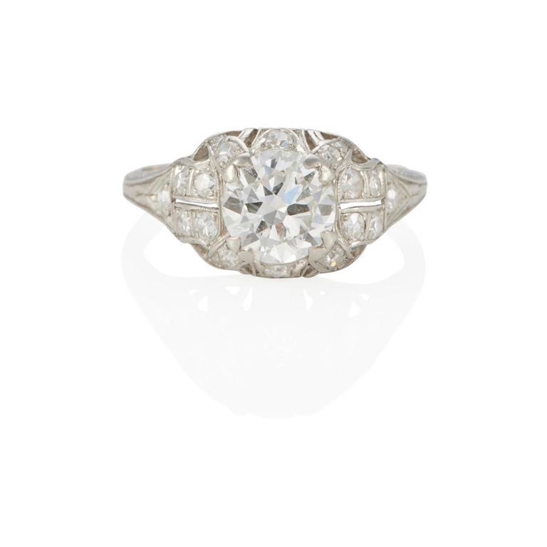 Platinum Diamond Ring