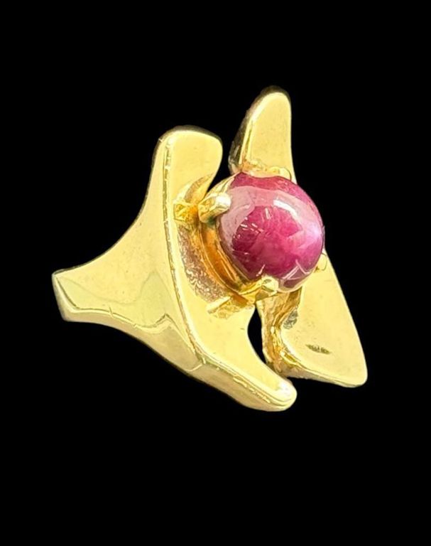 14k Yellow Gold Gemstone Ring