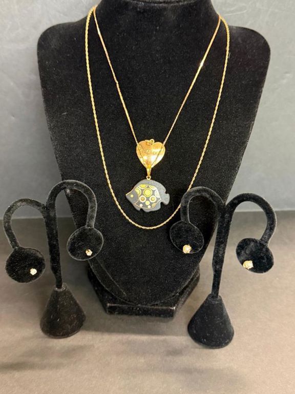 14k Gold Jewelry Set