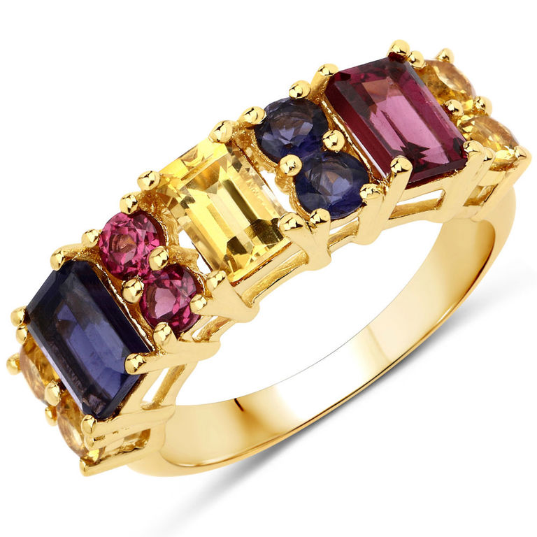 Multi Gemstone Ring