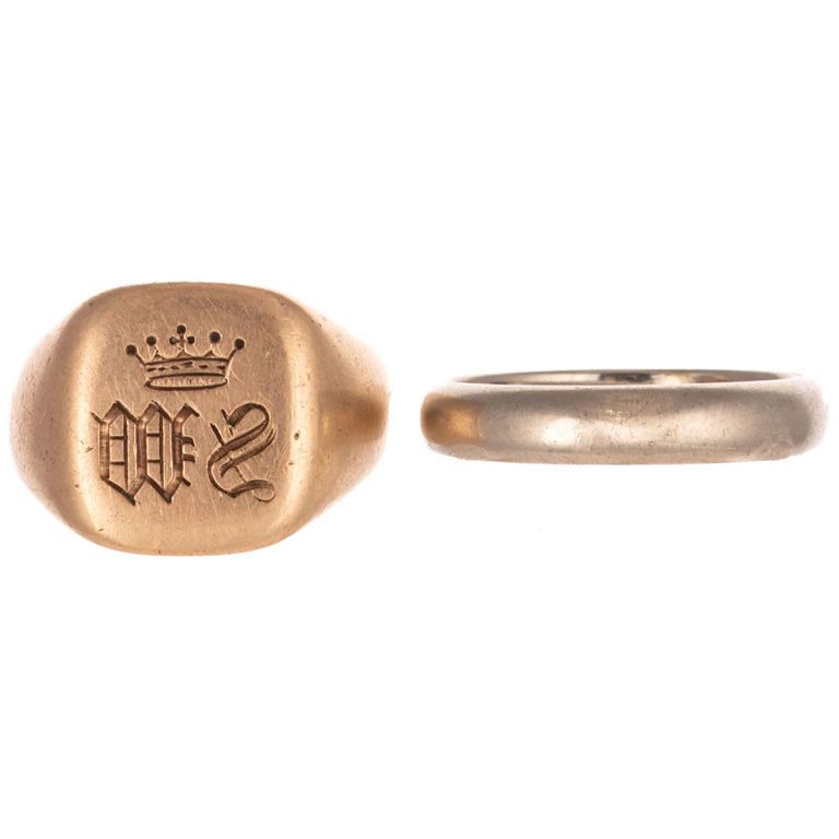 Two 14k and 18k Gold Rings