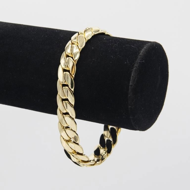 Gold Plated Cuban Link Bracelet