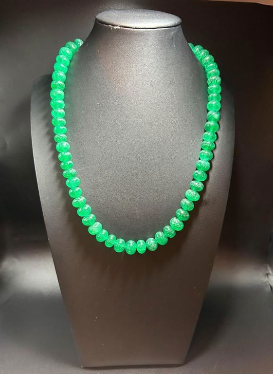 Emerald Bead Necklace