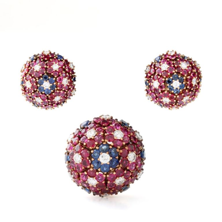 14k Yellow Gold Gemstone Ring and Earrings