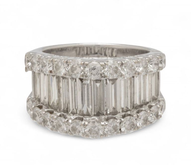 14k White Gold Diamond Ring