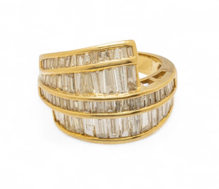 14k Yellow Gold Diamond Ring
