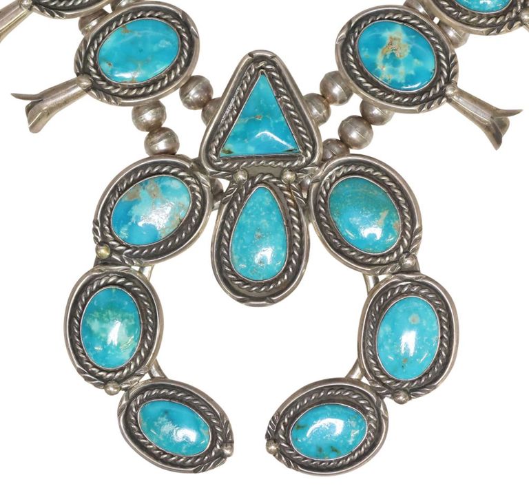 Sterling Silver Turquoise Necklace