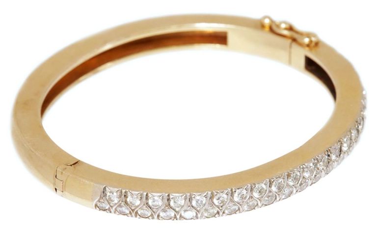 18k Yellow Gold Diamond Bracelet