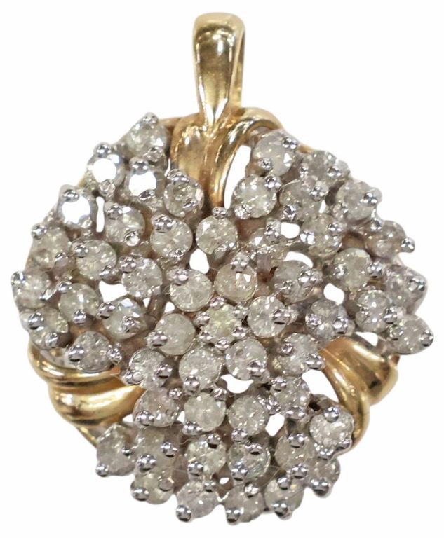 18k Gold Diamond Pendant