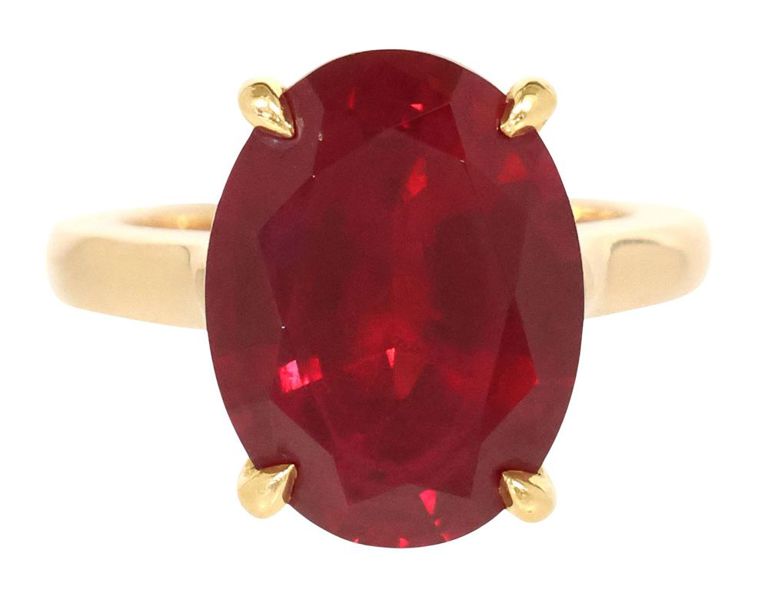 18k Gold Ruby Ring