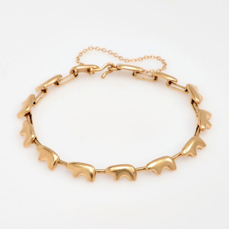 14k Yellow Gold Link Bracelet
