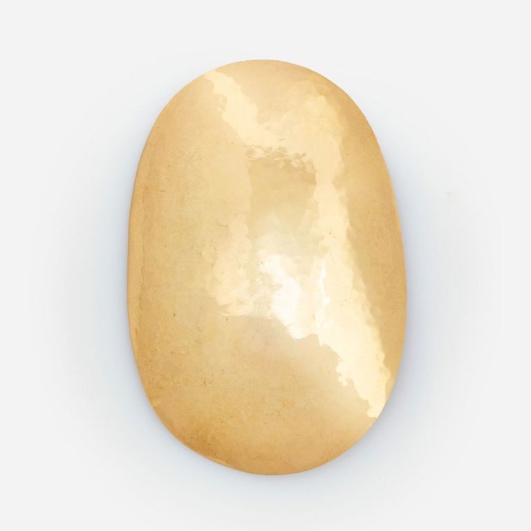 14k Yellow Gold Oval Brooch
