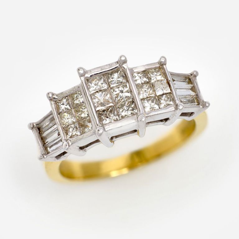 14k Yellow Gold Diamond Ring