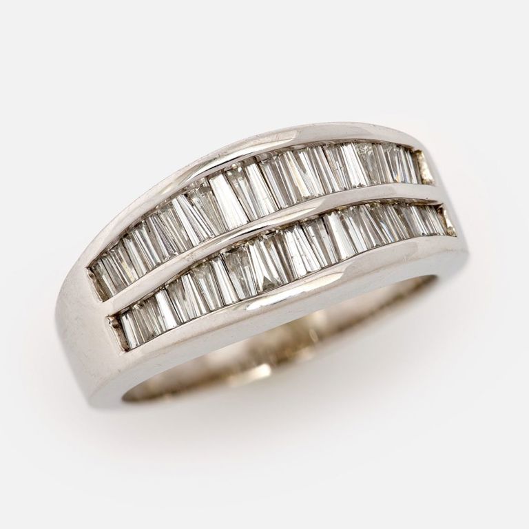 14k White Gold Diamond Ring