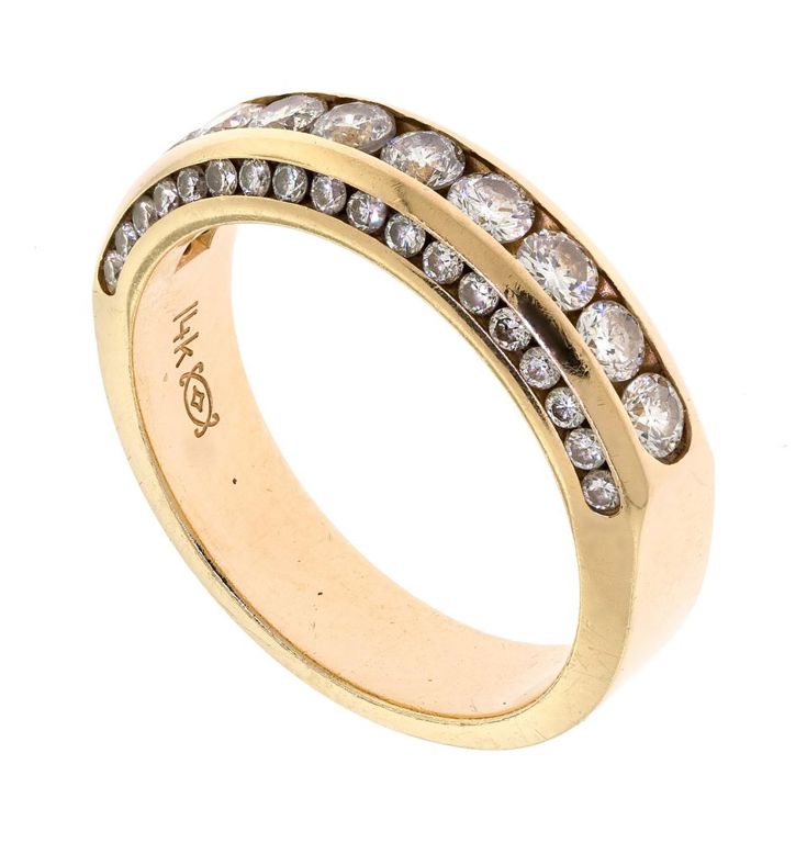 14k Yellow Gold Diamond Ring