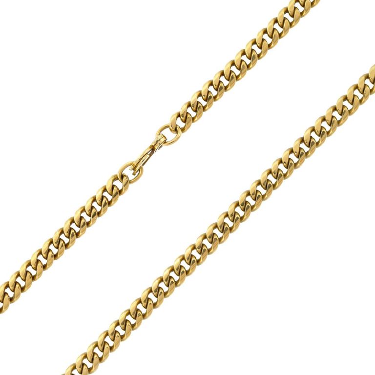 18k Gold Curb Chain