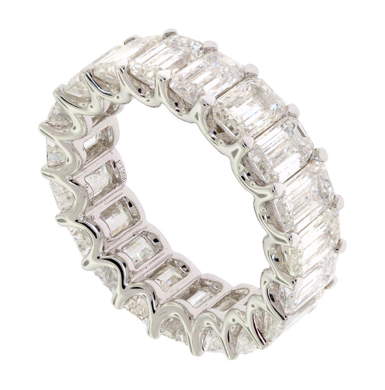 Platinum Diamond Eternity Band Ring