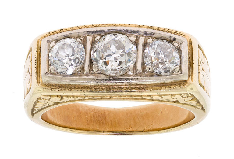14k Gold Men’s Diamond Ring