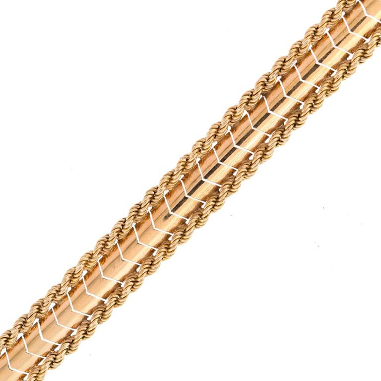 Vintage 18k Yellow Gold Bracelet