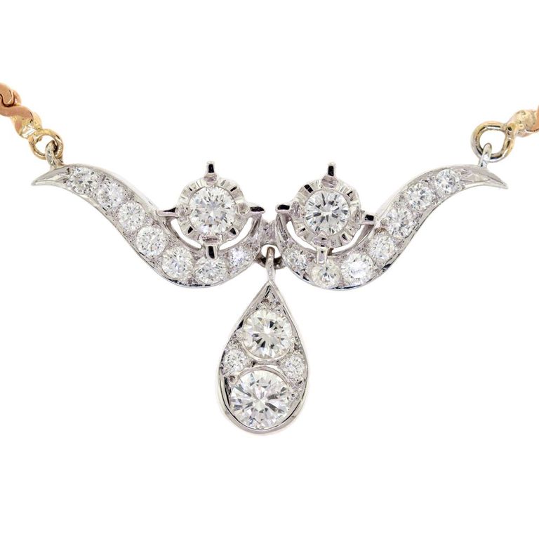 14k Gold Diamond Necklace