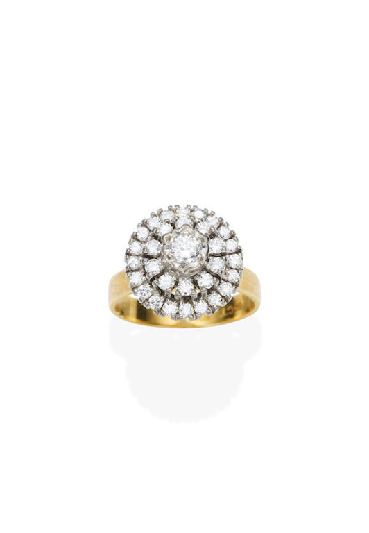 Diamond Cluster Ring