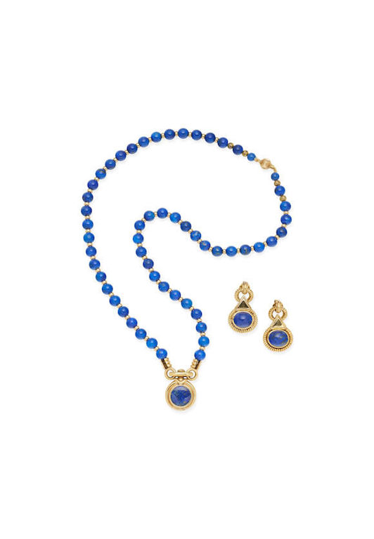 Lapis Lazuli Jewelry Set