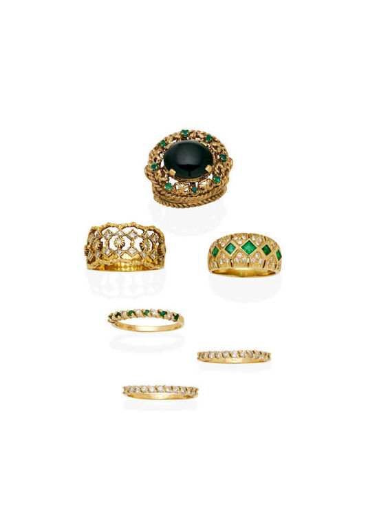Gem and Diamond Ring Collection