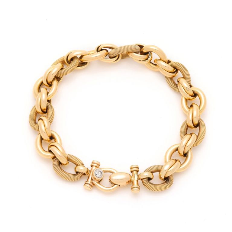 14k Gold Diamond Bracelet