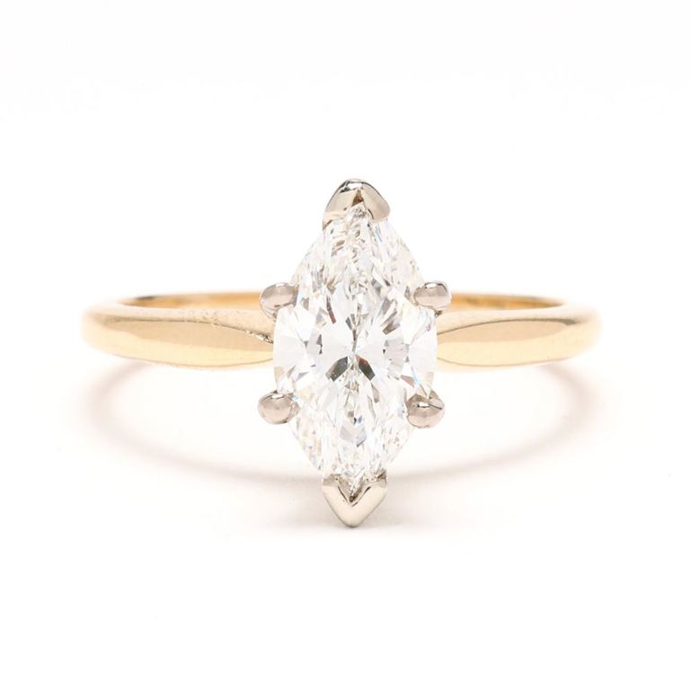 14k Bi-Color Gold Diamond Ring
