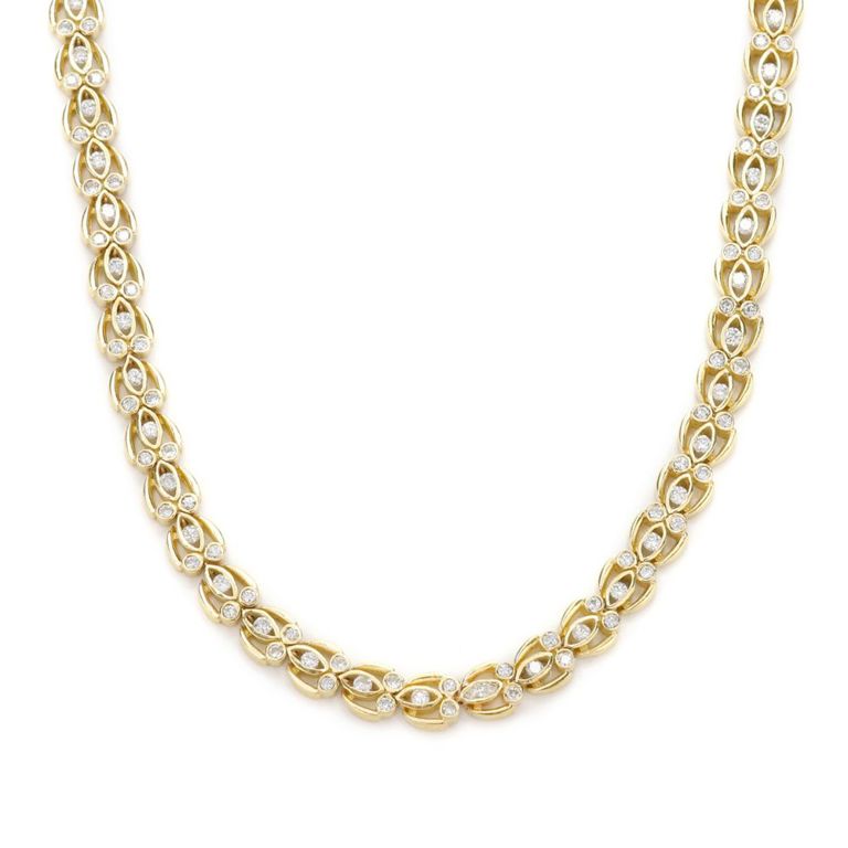 14k Gold Diamond Necklace