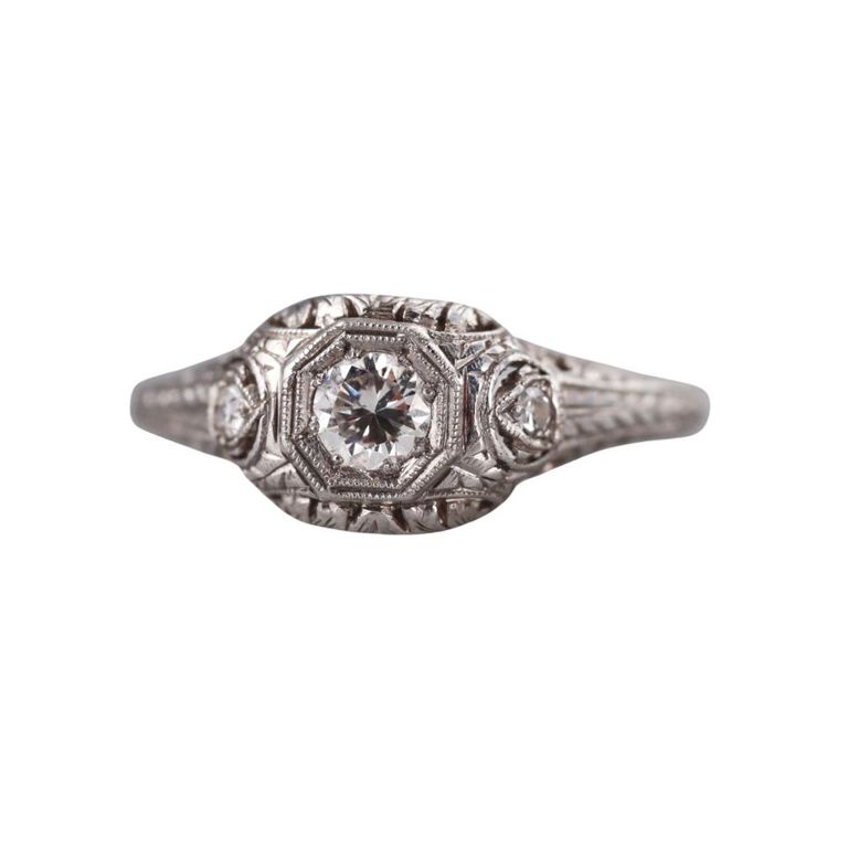 Platinum Diamond Engagement Ring