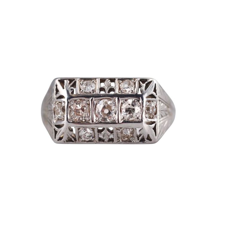 18k Gold Diamond Ring