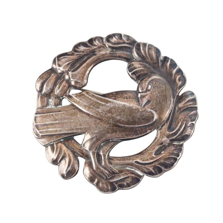 Silver Dove Brooch