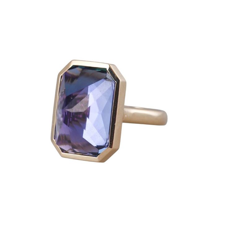 18k Yellow Gold Tanzanite Ring