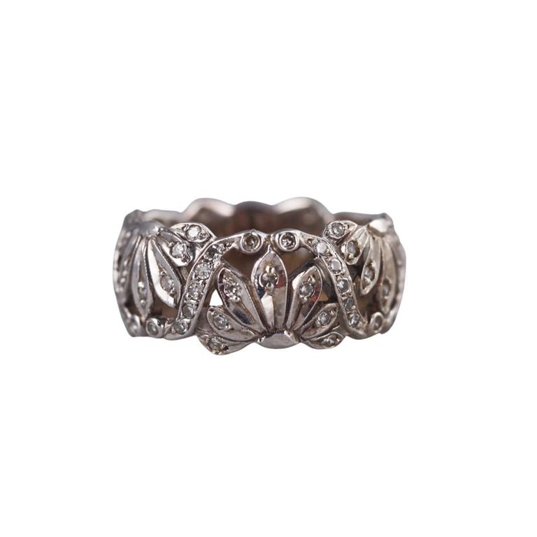 14k Gold Diamond Eternity Band Ring
