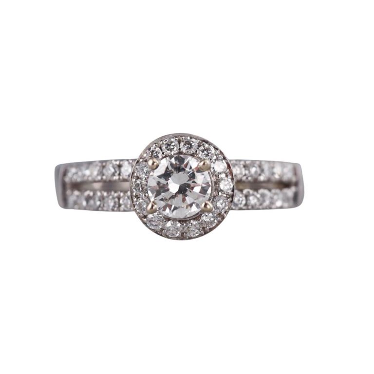14k Gold Diamond Engagement Ring