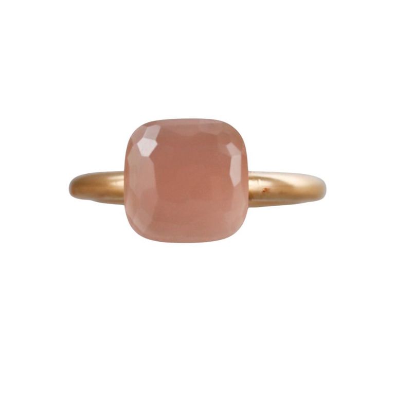 18k Rose Gold Quartz Ring