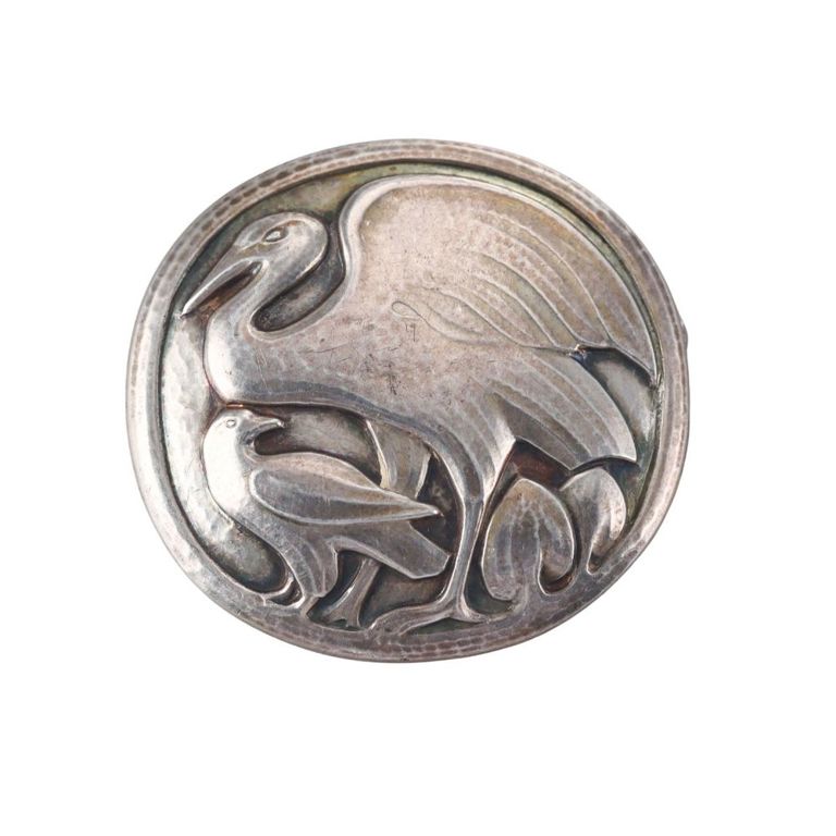 Sterling Silver Pin Gemstone Brooch