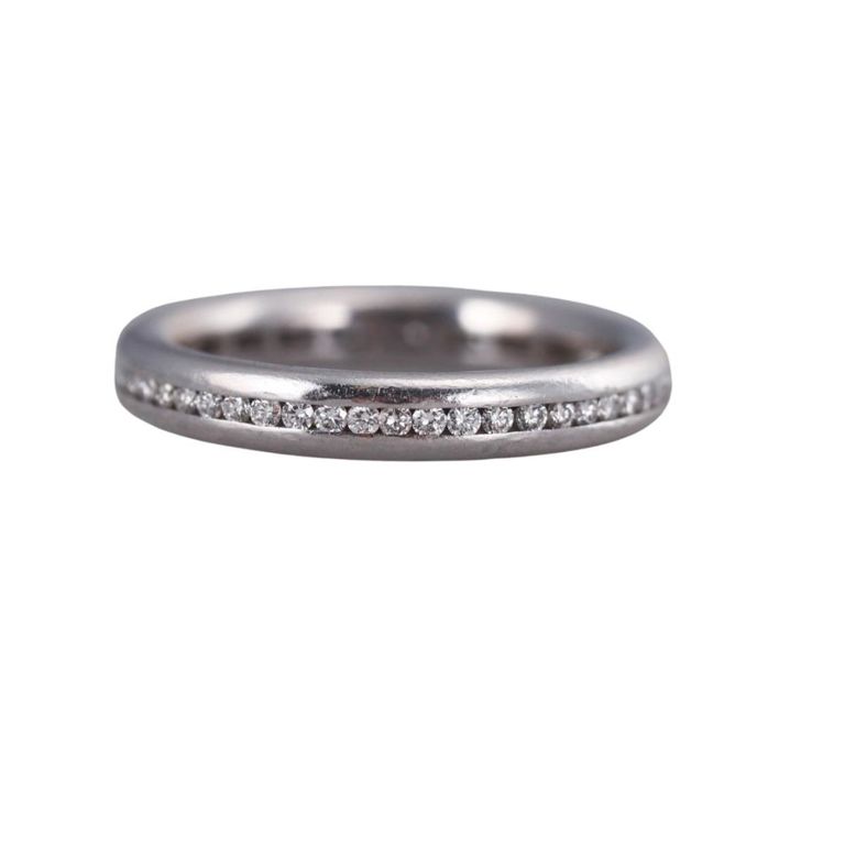 Platinum Diamond Eternity Band Ring