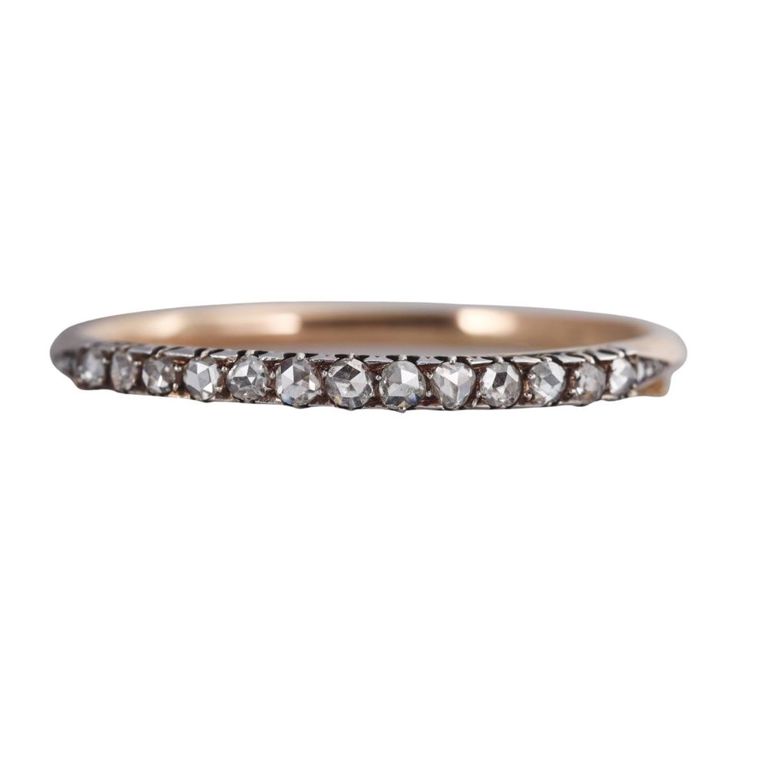 14k Gold Silver Diamond Bangle Bracelet