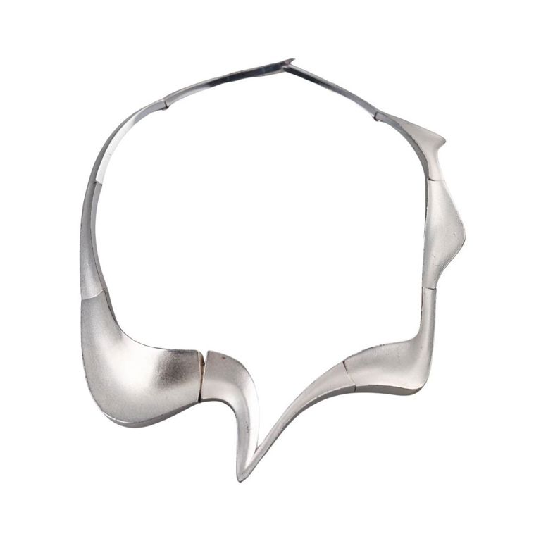Modernist Sterling Silver Necklace