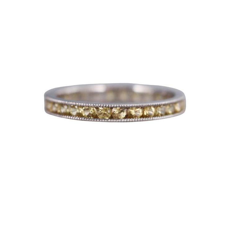 18k Gold Sapphire Eternity Ring