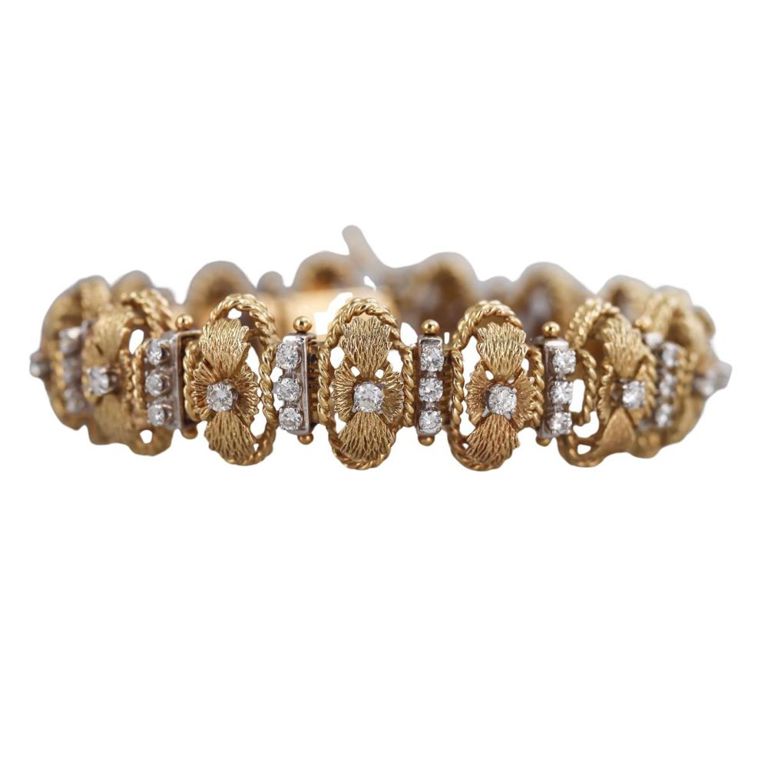 18k Gold Diamond Bracelet