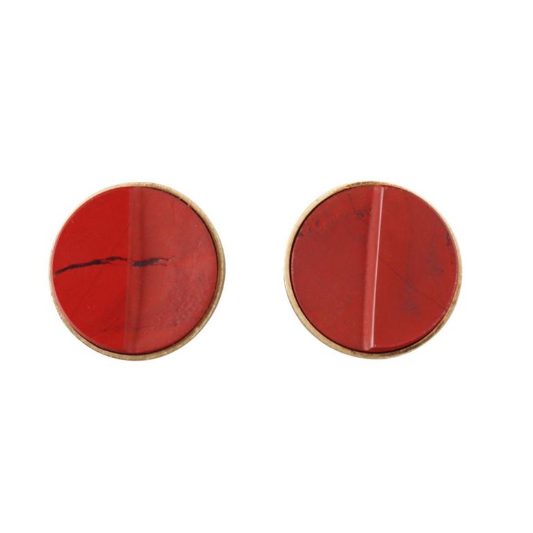 Gold Jasper Earrings