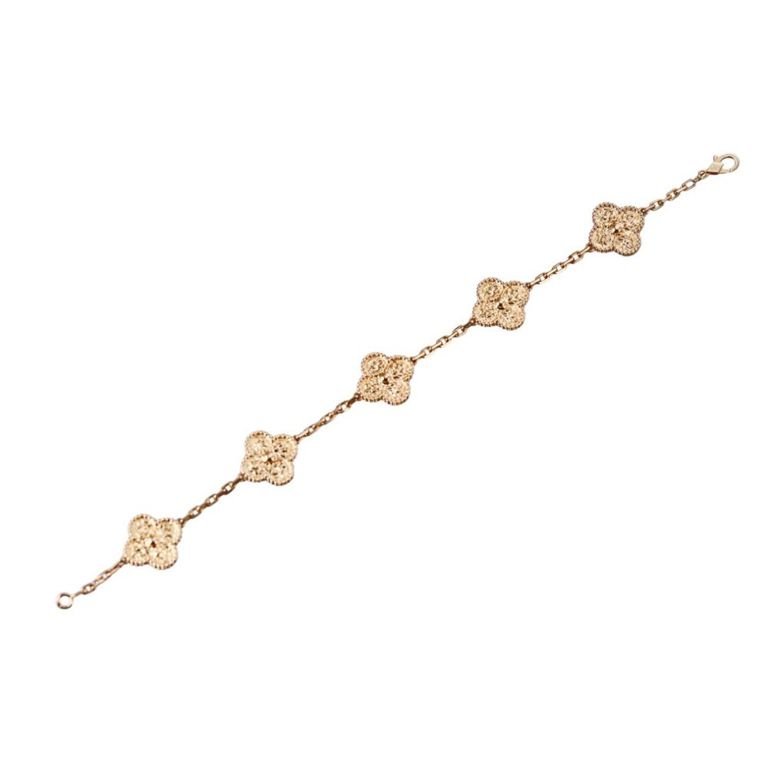 18k Gold Vintage Alhambra Bracelet