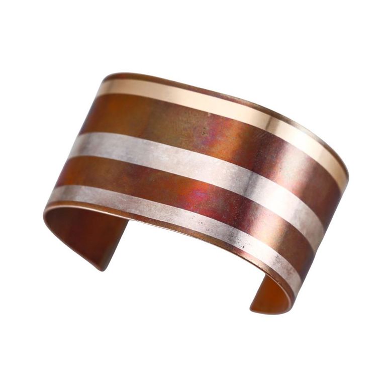 Mixed Metal Cuff Bracelet