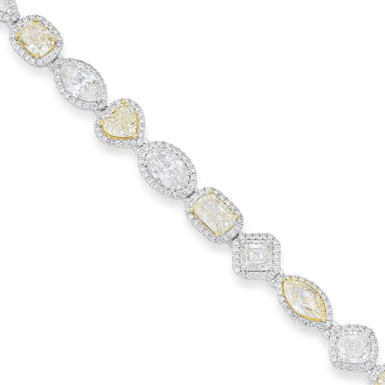 Fancy Colored Diamond Bracelet
