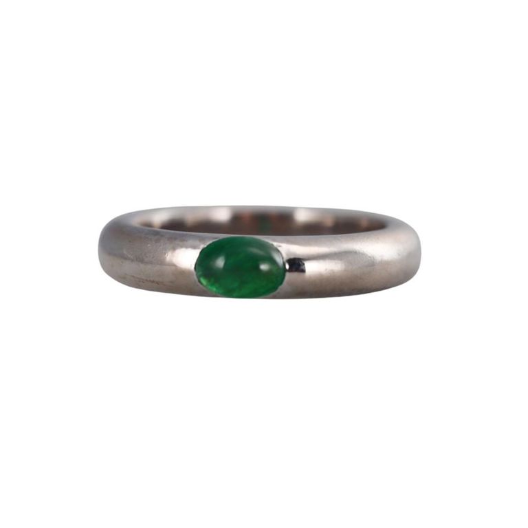 18k Gold Emerald Ring