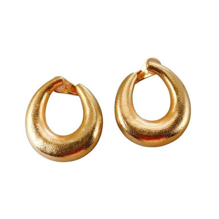 22k Gold Hoop Earrings