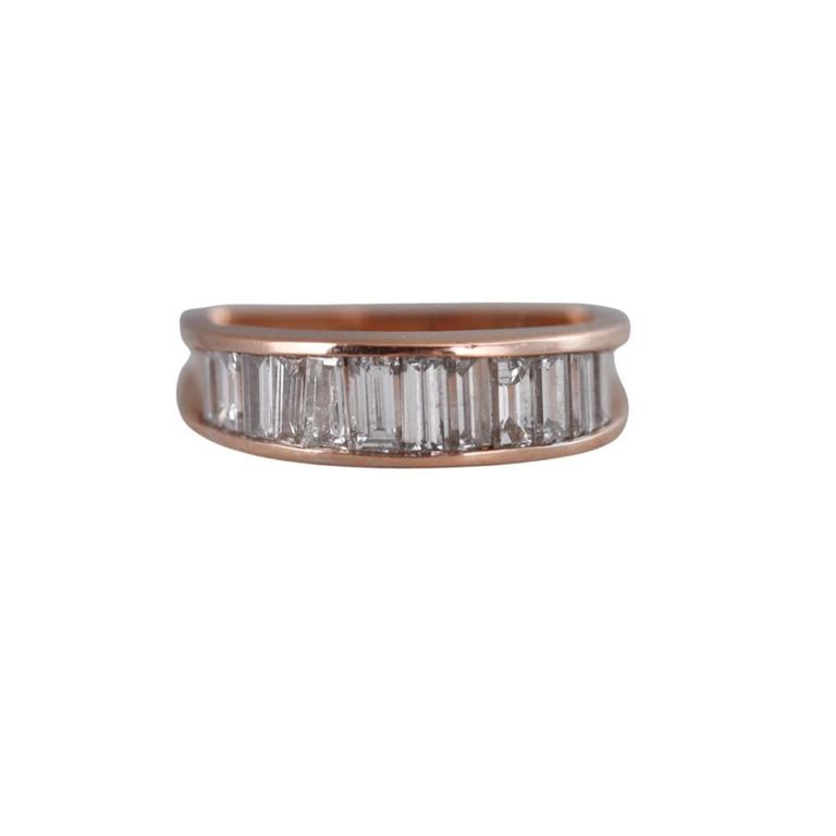 18k Rose Gold Diamond Ring